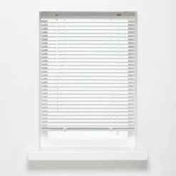 Aluminium Jaloezie Jade Wit 25mm 180x175 Cm