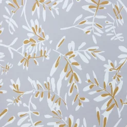 Behang Bloss Grijs/Oker