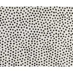 Behang Polka Zwart Wit