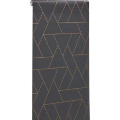 Behang Ties Antraciet