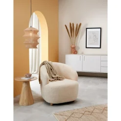 Bijzettafel Cone Naturel 45cm