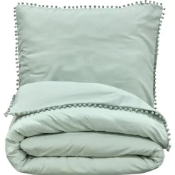 Dekbedovertrek Daisy Groen - 200x220 Cm