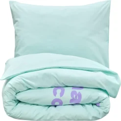 Dekbedovertrek Naughty Corner Mint 240x240 Cm