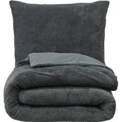 Dekbedovertrek Teddy Antraciet 200x220 Cm