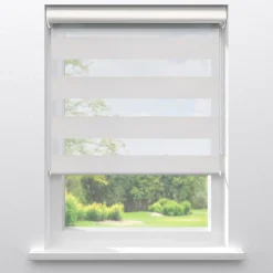 Duorolgordijn Emiel Wit