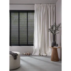 Fenstr Bamboe Jaloezie Tijl Zwart 65mm