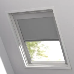 Fenstr Dakraam Rolgordijn Dave Grijs Verduisterend