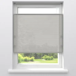 Fenstr Dubbel Plissé Elena Grijs Lichtdoorlatend