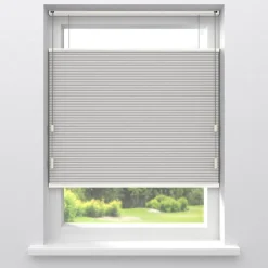 Fenstr Dubbel Plissé Elsa Lichtgrijs Verduisterend