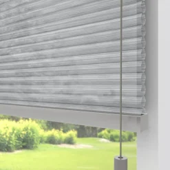 Fenstr Dubbel Plissé Ezra Lichtgrijs Lichtdoorlatend