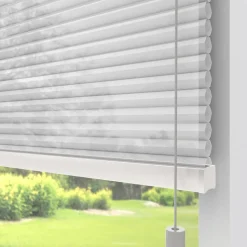 Fenstr Dubbel Plissé Jana Wit Lichtdoorlatend