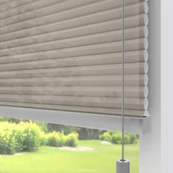 Fenstr Dubbel Plissé Lizzy Zand Lichtdoorlatend