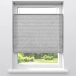 Fenstr Dubbel Plissé Puck Lichtgrijs Lichtdoorlatend