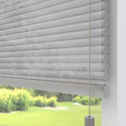 Fenstr Dubbel Plissé Puck Lichtgrijs Lichtdoorlatend