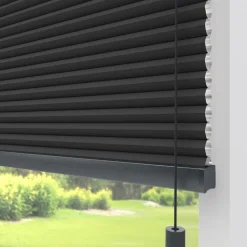 Fenstr Dubbel Plissé Thirza Zwart Verduisterend