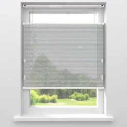 Fenstr Dubbel Plisségordijn Lou Naturel Transparant