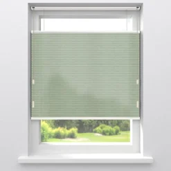 Fenstr Dubbel Plisségordijn Dana Groen Lichtdoorlatend