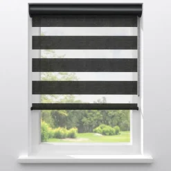 Fenstr Duo Rolgordijn Noan Zwart