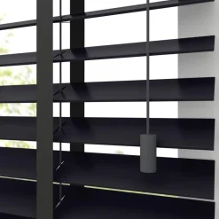 Fenstr Houten Jaloezie Hein Zwart 50mm