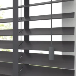 Fenstr Houten Jaloezie Wouter Donker Grijs 50mm