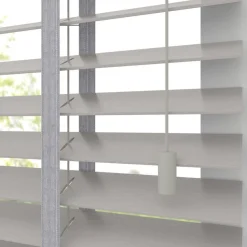 Fenstr Houten Jaloezie Wouter Licht Grijs 50mm