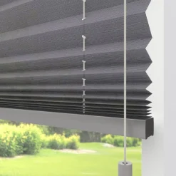 Fenstr Plissé Lina Grijs Transparant