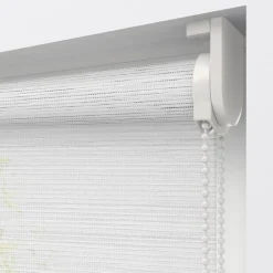 Fenstr Rolgordijn Fleur Wit Transparant