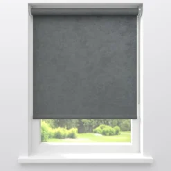 Fenstr Rolgordijn Gus Velours Grijs Verduisterend