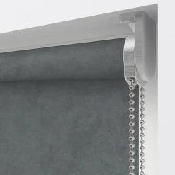 Fenstr Rolgordijn Gus Velours Grijs Verduisterend