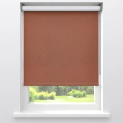 Fenstr Rolgordijn Noor Roestbruin Verduisterend