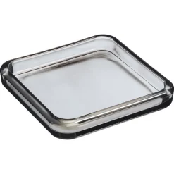 Glazen Plateau Lisa Grijs