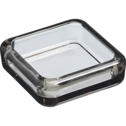 Glazen Plateau Lizzy Grijs