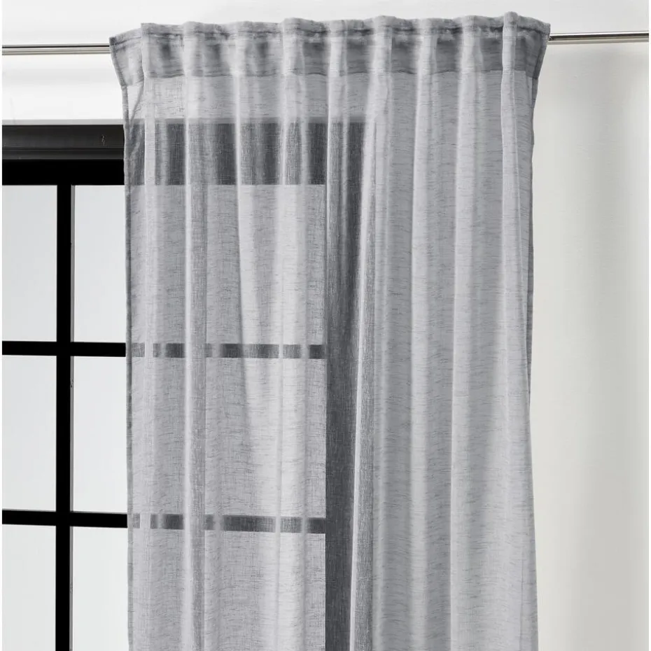 Kant En Klaar Gordijn Nikie Antraciet