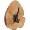 Kapstokhaak Hout Bruin