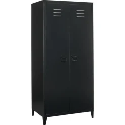 Kledingkast Leipzig Zwart