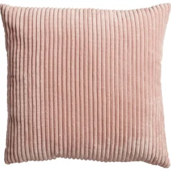 Kussen Rib Roze 45x45 Cm