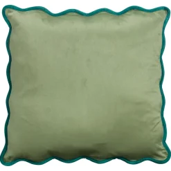 Kussen Scallop Groen - 45x45 Cm