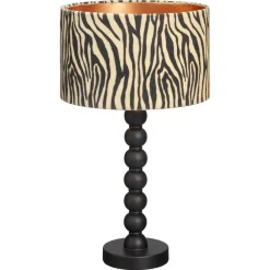 Lampenkap Zebra Zwart Wit