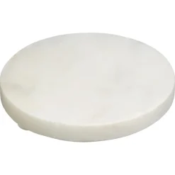 Onderzetter Rond Marmer Wit