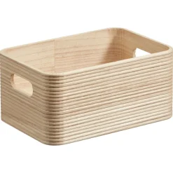 Opbergkist Husum Hout Naturel 23x16x10 Cm