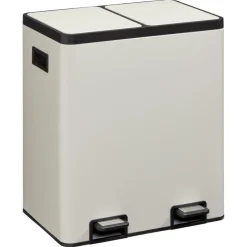Pedaalemmer Duo 40 Liter Grijs