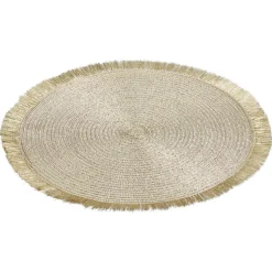 Placemat Rond Goud