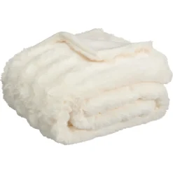 Plaid Aussois Crème 130x160 Cm