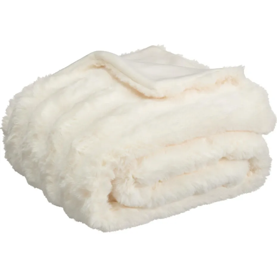 Plaid Aussois Crème 130x160 Cm