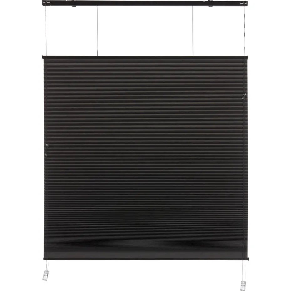 Plisségordijn Dae Zwart 80x175 Cm