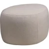 Poef Kiezel Taupe L