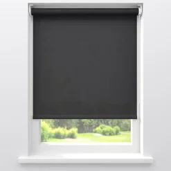 Rolgordijn Jodi Zwart Lichtdoorlatend