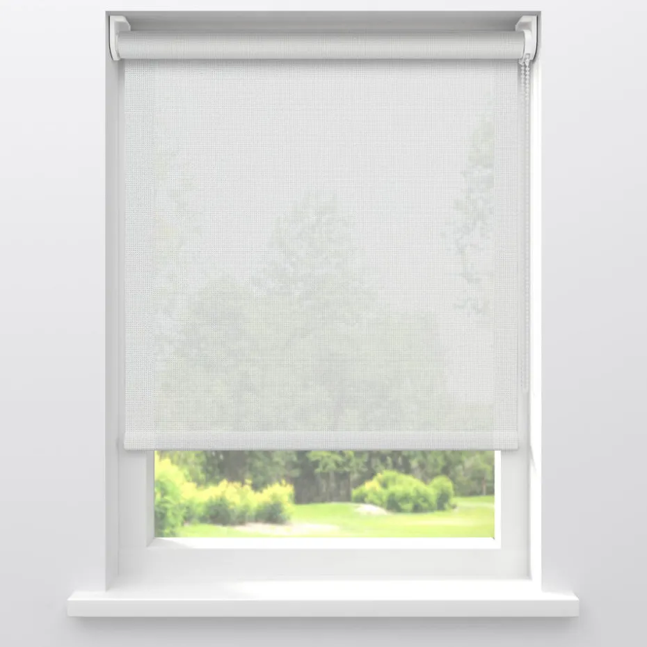 Rolgordijn Screen Seb Wit