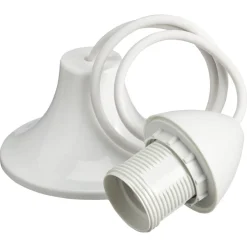Snoerpendel E27 Wit