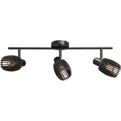 Spot Apulu Zwart 3-lichts